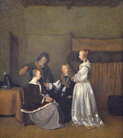 Conversation galante - Gerard ter Borch